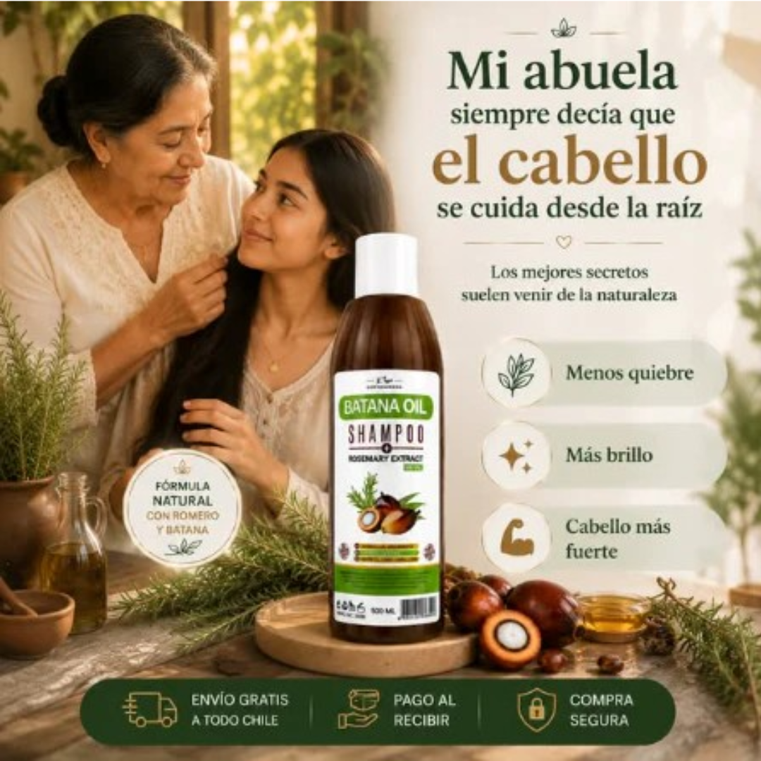 Shampoo Batana OIL Para El Crecimiento Del Cabello
