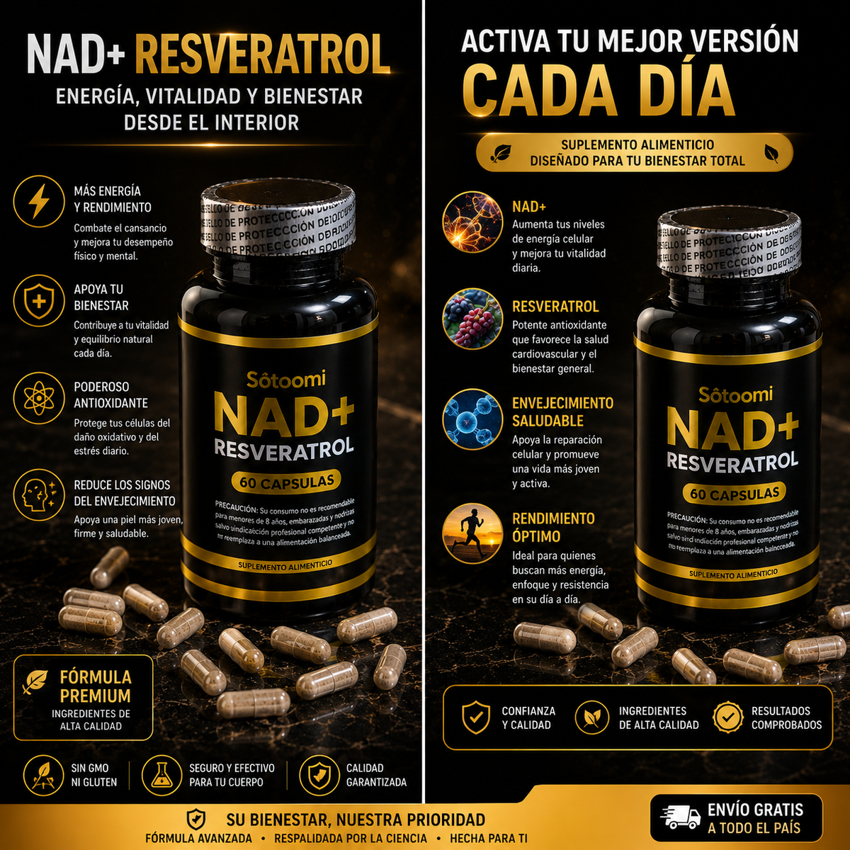 Nad Resveratrol Satoomi X60